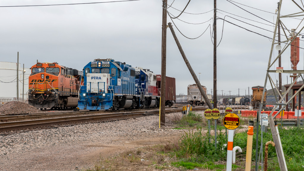 Scenes at PTRA Pasadena Yard